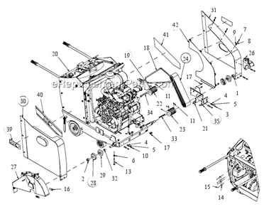 Page A Diagram and Parts List for MK-6020KB  MK Diamond Concrete Saw